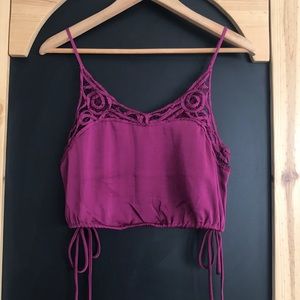 Free People crop top.